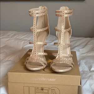 NWT Rose gold heels